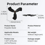 Colorful Spare Blades for DJI Neo 2 Drone (2 Pairs)