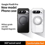 Google Pixel 9 Series Magnetic Case with 360° Rotating Stand