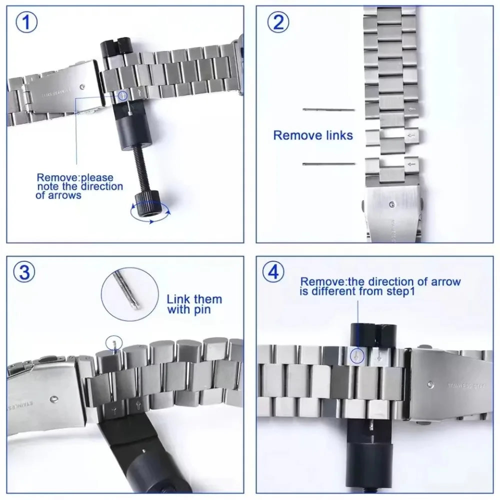 Premium Stainless Steel Watchband for Apple Watch