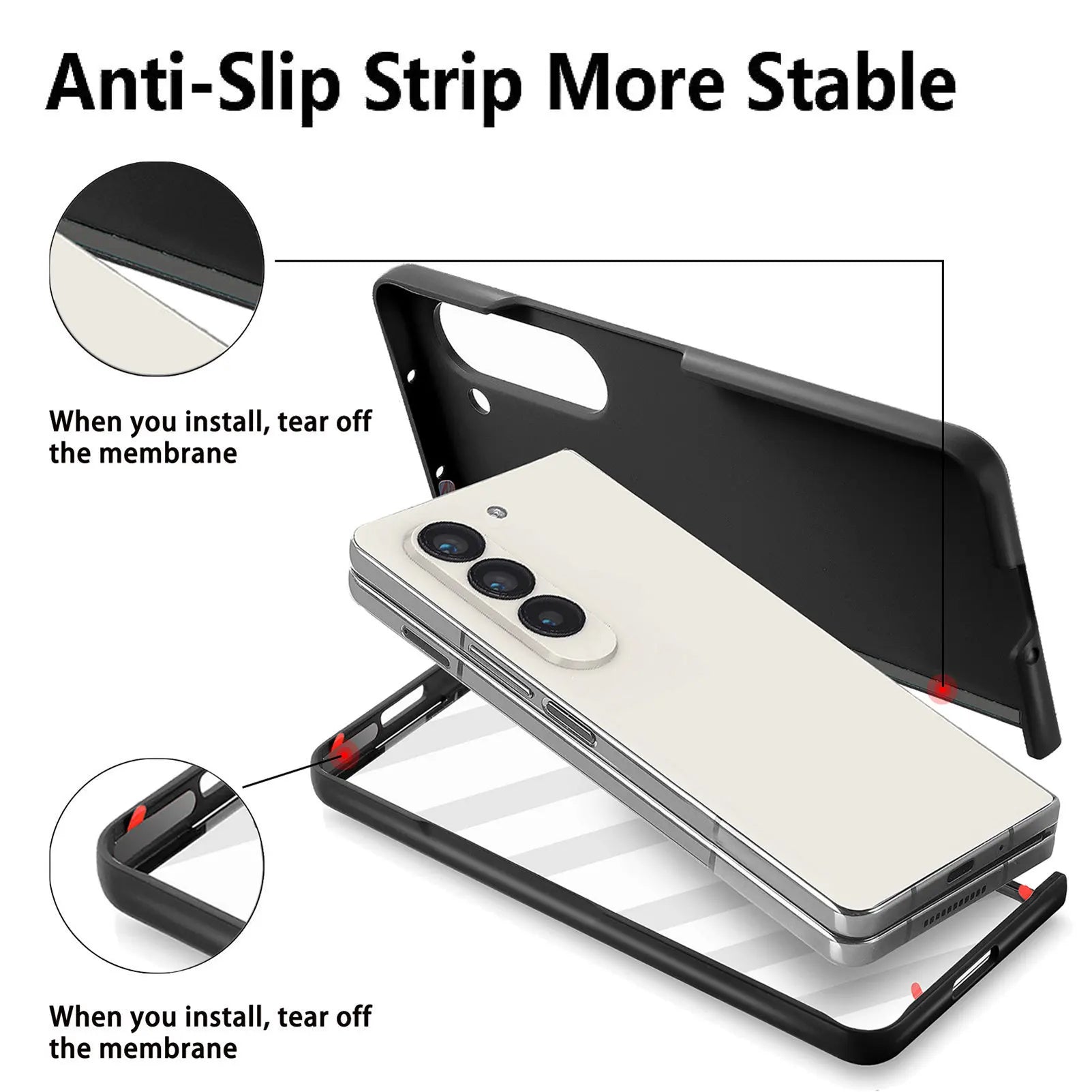 Premium Magnetic Leather Case for Samsung Galaxy Z Fold 6