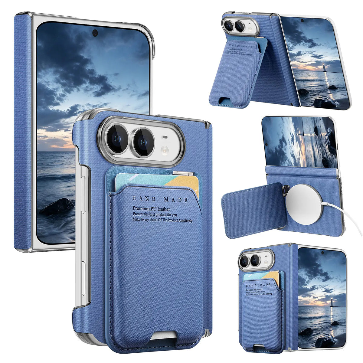 Card Holder Case with Multi-Angle Stand for iPhone Duo