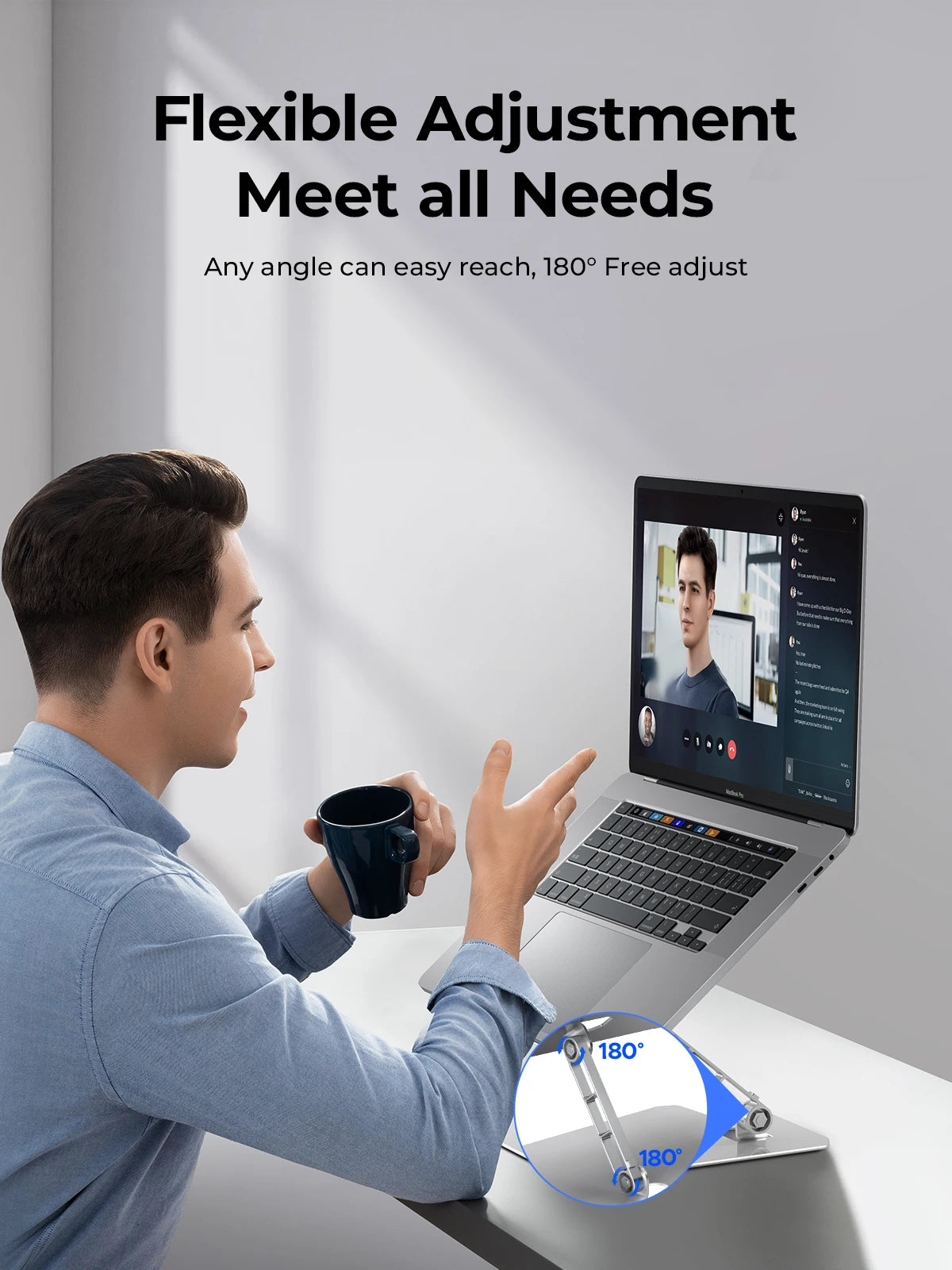 Heavy-Duty Honeycomb Venting Laptop Stand