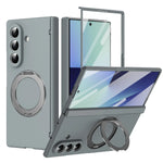 Samsung Galaxy Z Fold 7 Protective Case With 360 Degree Rotating Ring Holder