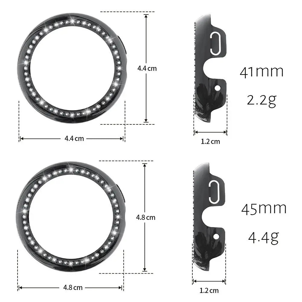 Diamond PC Hollow Bumper Case for Google Pixel Watch 4