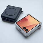 Ultra-Thin Magnetic PU Leather Case for Samsung Galaxy Z Flip 7