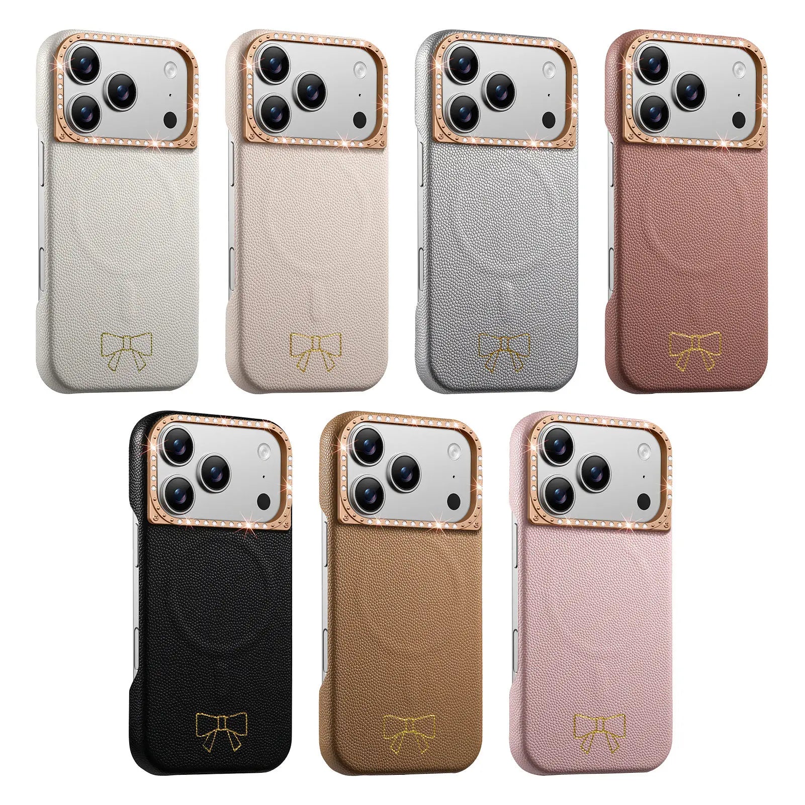 Bow Pattern MagSafe Case for iPhone 17 Series