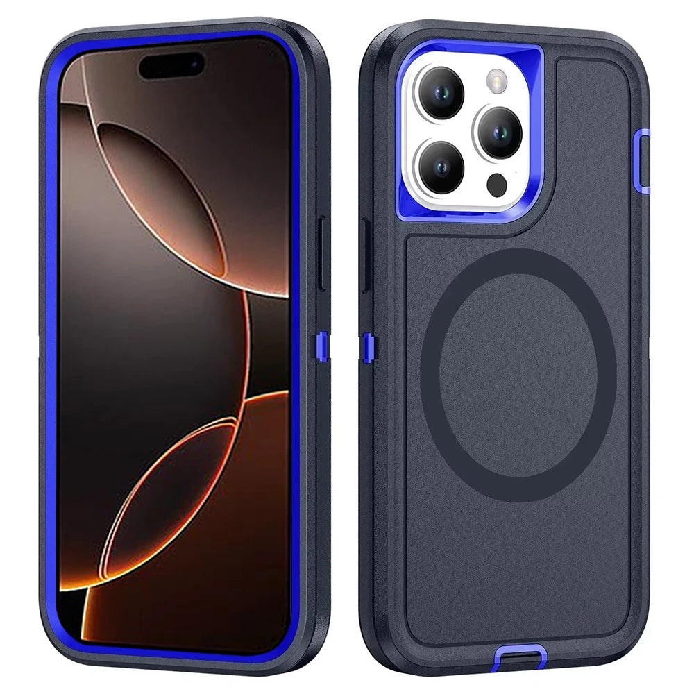 Military-Grade Armor MagSafe Case for iPhone 15 Series