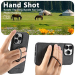 iPhone 16 Series Denim MagSafe Case with 360° Ring Bracket & Kickstand