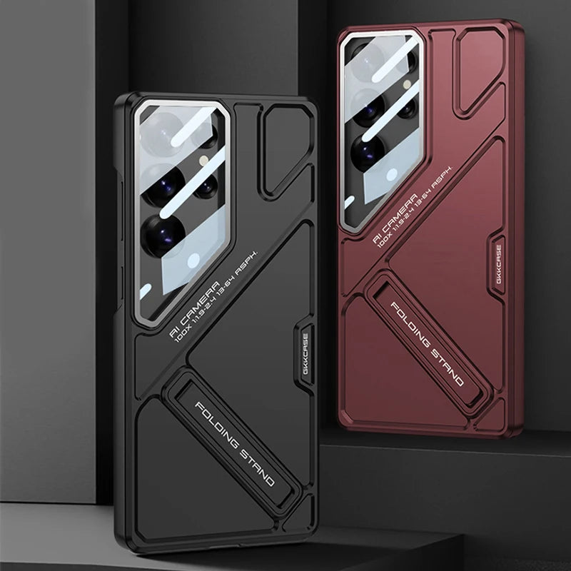 Protective Shockproof Case with Kickstand & Camera Guard for Samsung Galaxy S25 Ultra