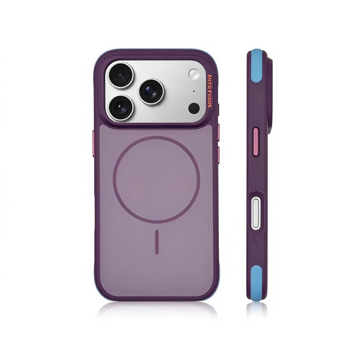 Matte Translucent MagSafe Case with Shock-Absorbing Bumper Protection for iPhone 17 Series