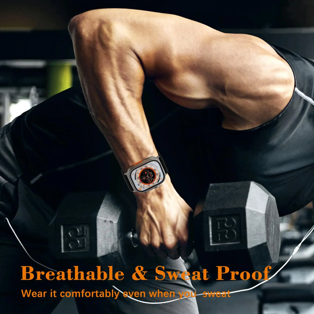 Skin-Friendly Hypoallergenic Nylon Band for Apple Watch