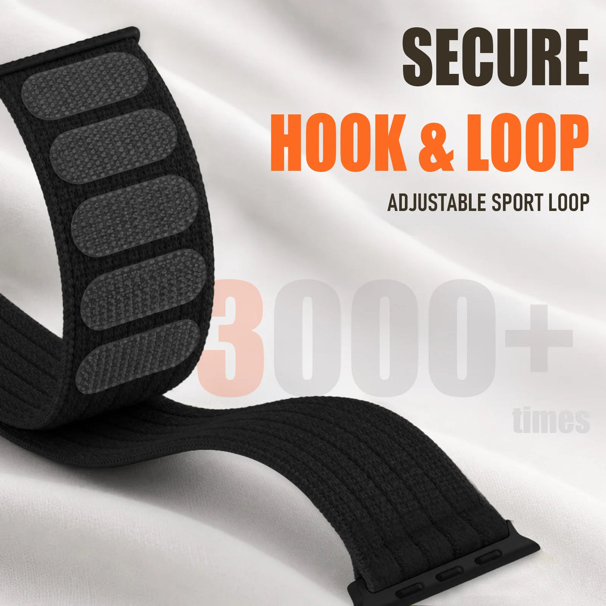 Breathable Hollow-Out Nylon Loop Band for Apple Watch