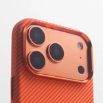 Ultrathin Carbon Fiber Texture MagSafe Case with Alloy Lens Guard for iPhone 17 Pro & iPhone 17 Pro Max