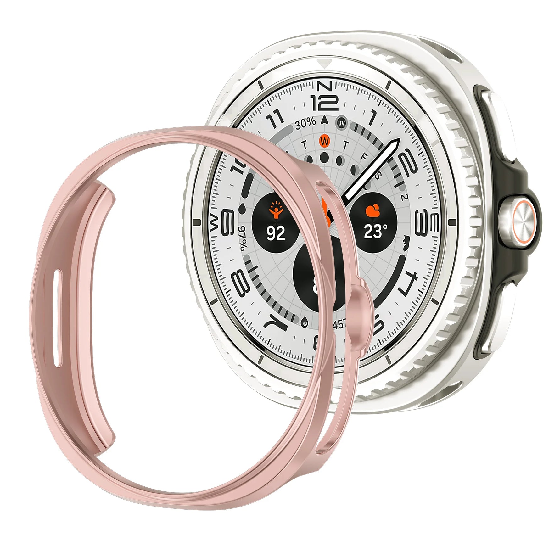 Lightweight PC Bumper Cover for Samsung Galaxy Watch 8 / Galaxy Watch 8 Classic