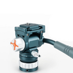 COBONE Detachable Fluid Video Tripod Head With ±7.5° Leveling Base