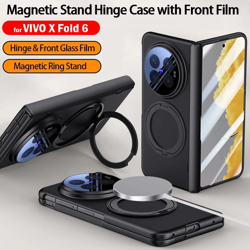 360° Rotating Magnetic Ring Kickstand Case for VIVO X Fold6