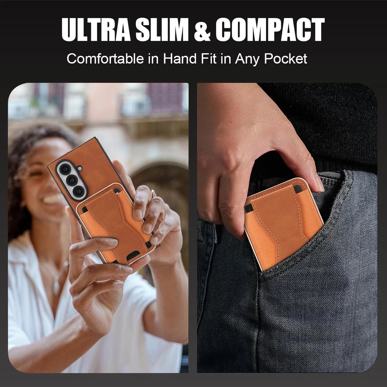 2-in-1 Magnetic Detachable Wallet Case for Samsung Galaxy Z Fold 7