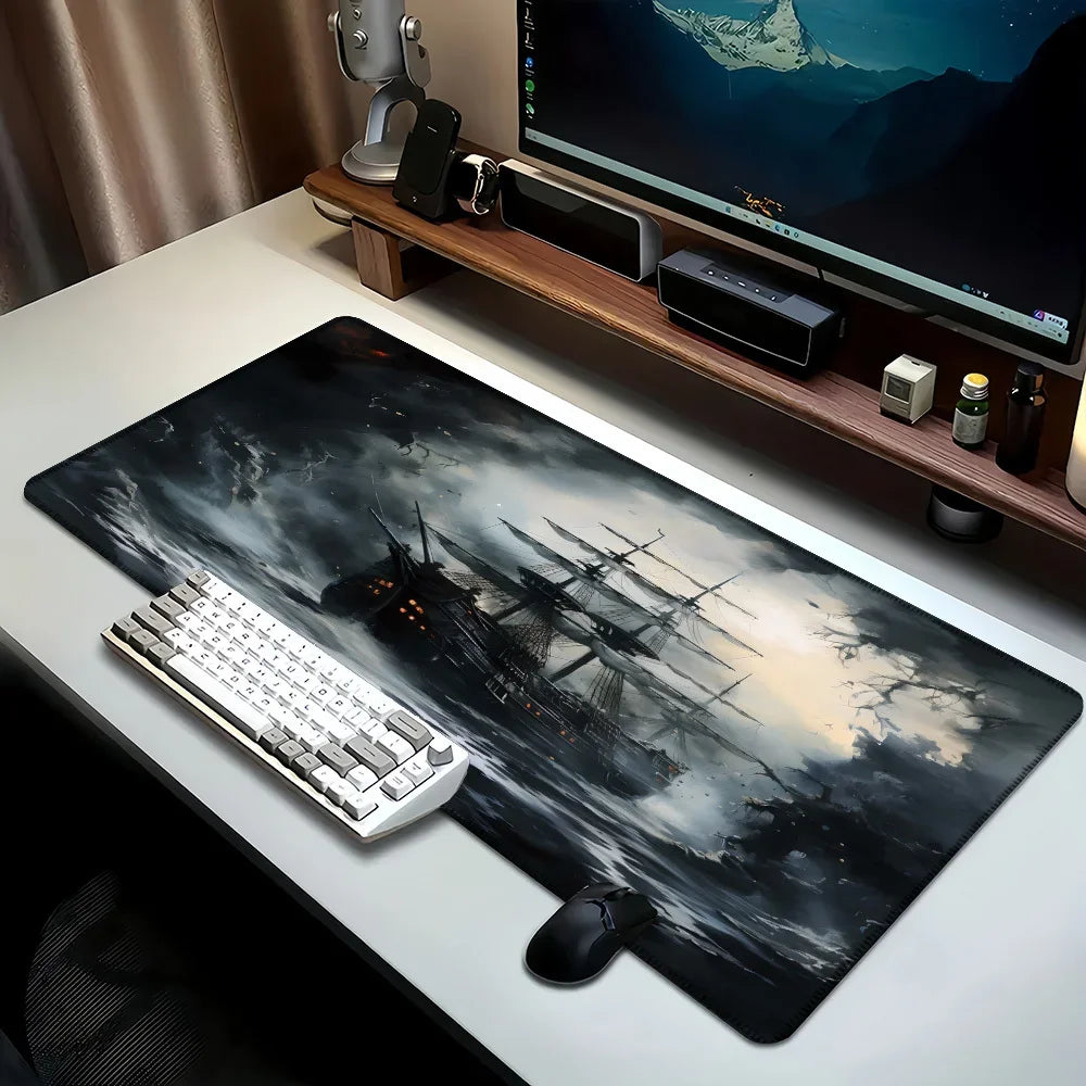Pirate Ship Theme Large Mouse Pad