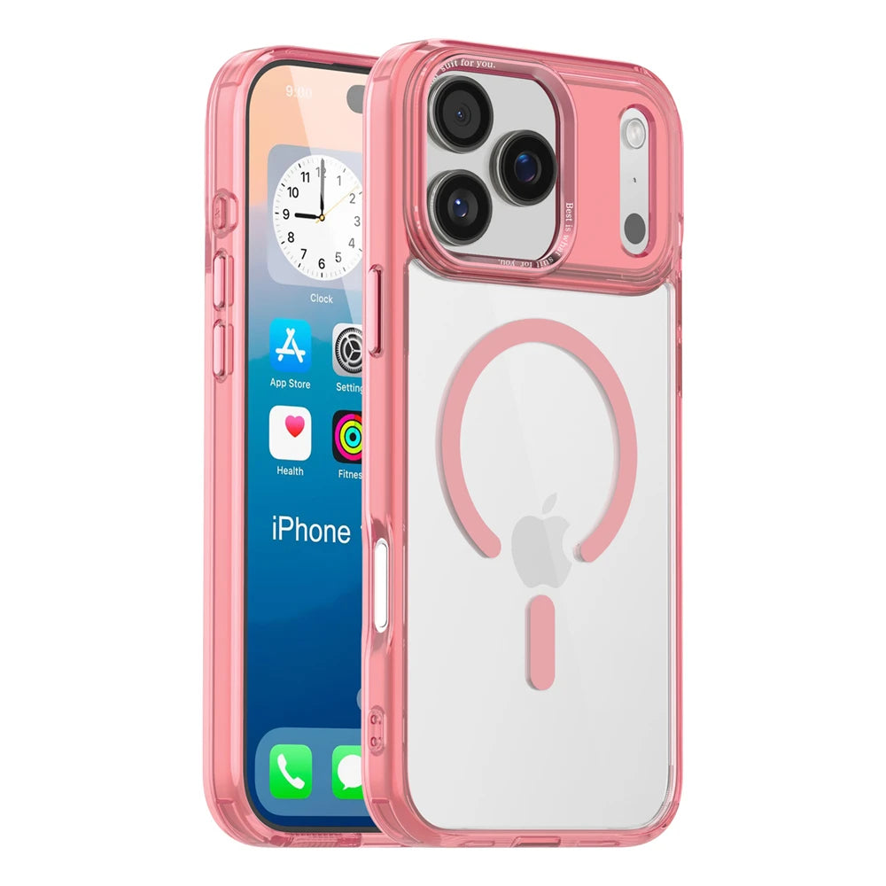 Clear Heavy-Duty Shockproof MagSafe Case for iPhone 17 Series