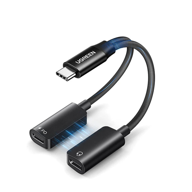 UGREEN 2-in-1 USB-C Sound Card Adapter
