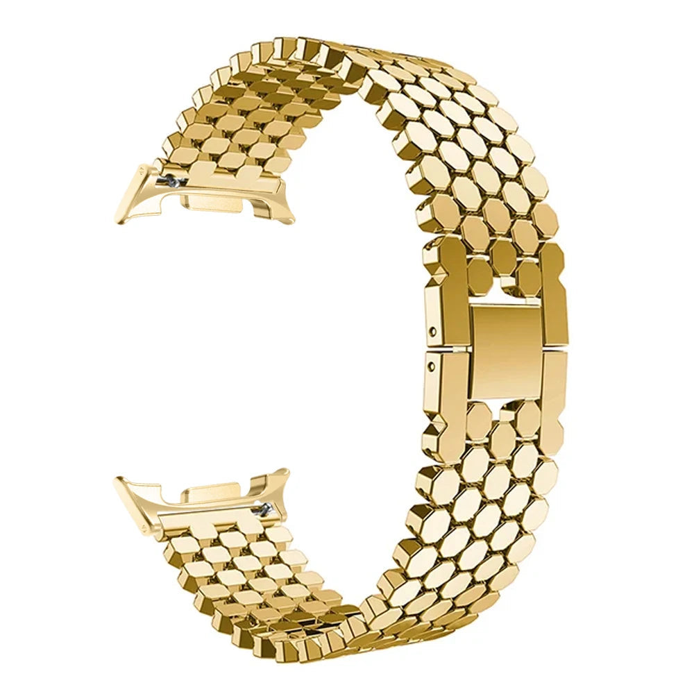 Luxury Hexagonal Link Jewelry Strap for Samsung Galaxy Watch 8 & 8 Classic