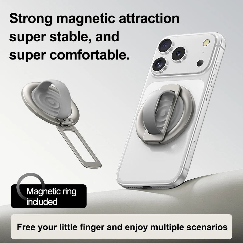 Aluminum Alloy 180° Infinitely Variable Rotation Magnetic Phone Stand