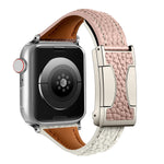 Elegant Thin Leather Magnetic Strap for Apple Watch
