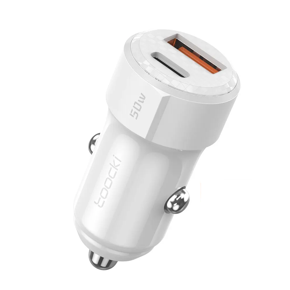 TOOCKI 50W QC PD 3.0 Car Charger