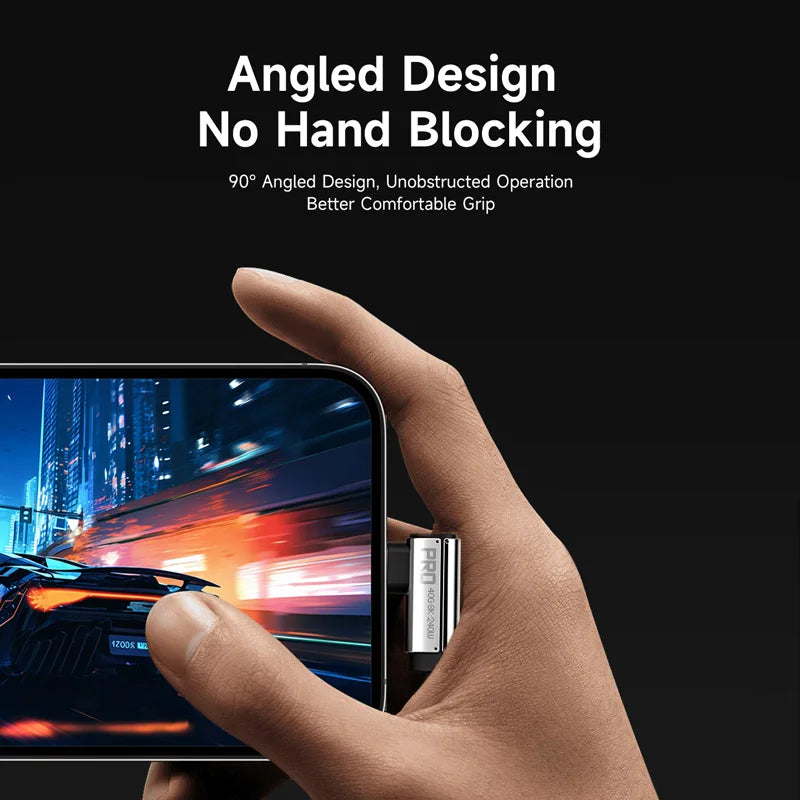 Hagibis Dual L-Shaped USB-C to USB-C Cable