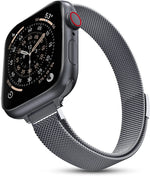 Elegant Slim Magnetic Milanese Loop Strap for Apple Watch