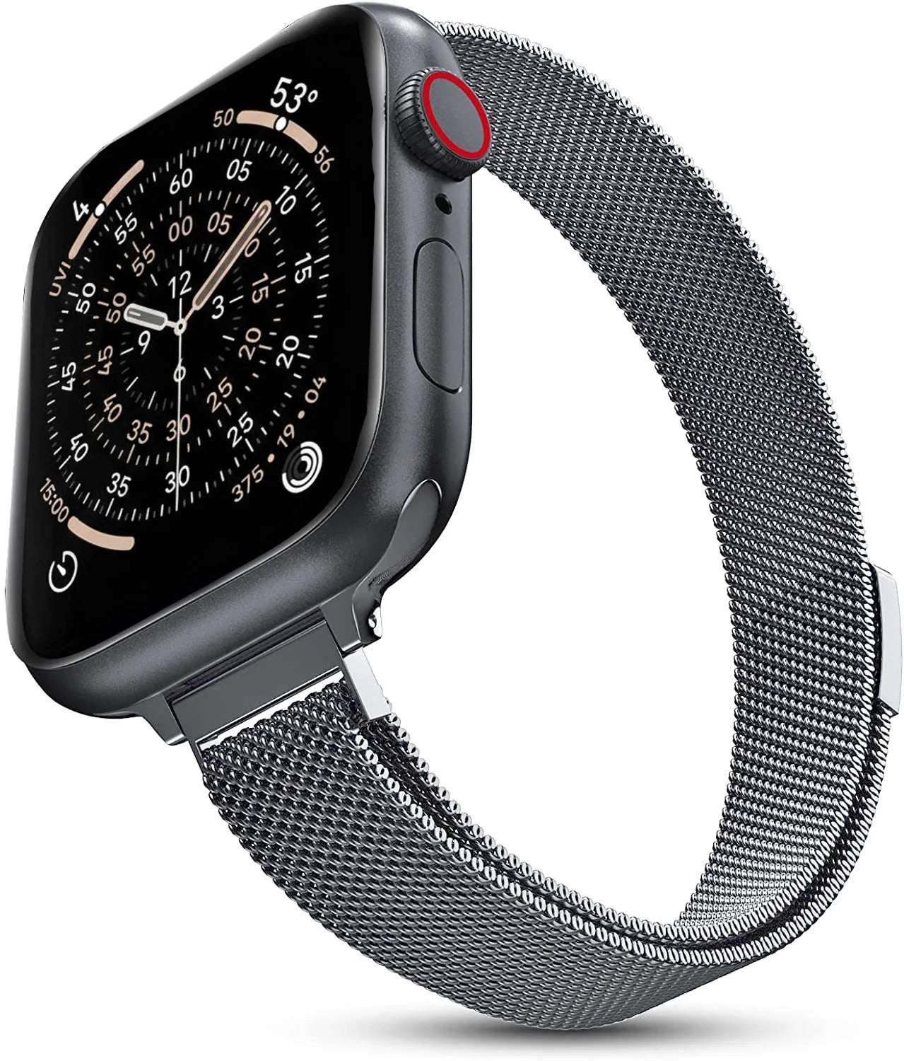 Elegant Slim Magnetic Milanese Loop Strap for Apple Watch