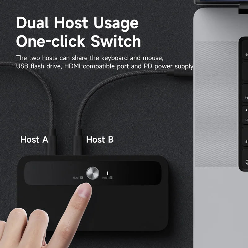 Hagibis USB-C 4K HDMI KVM Switch