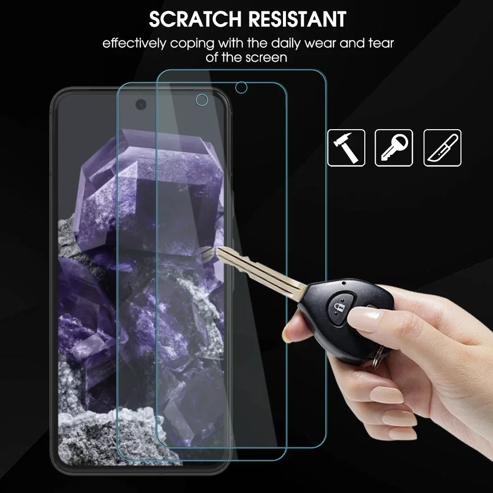 3-Pack Tempered Glass Screen Protector for Google Pixel 9 Series