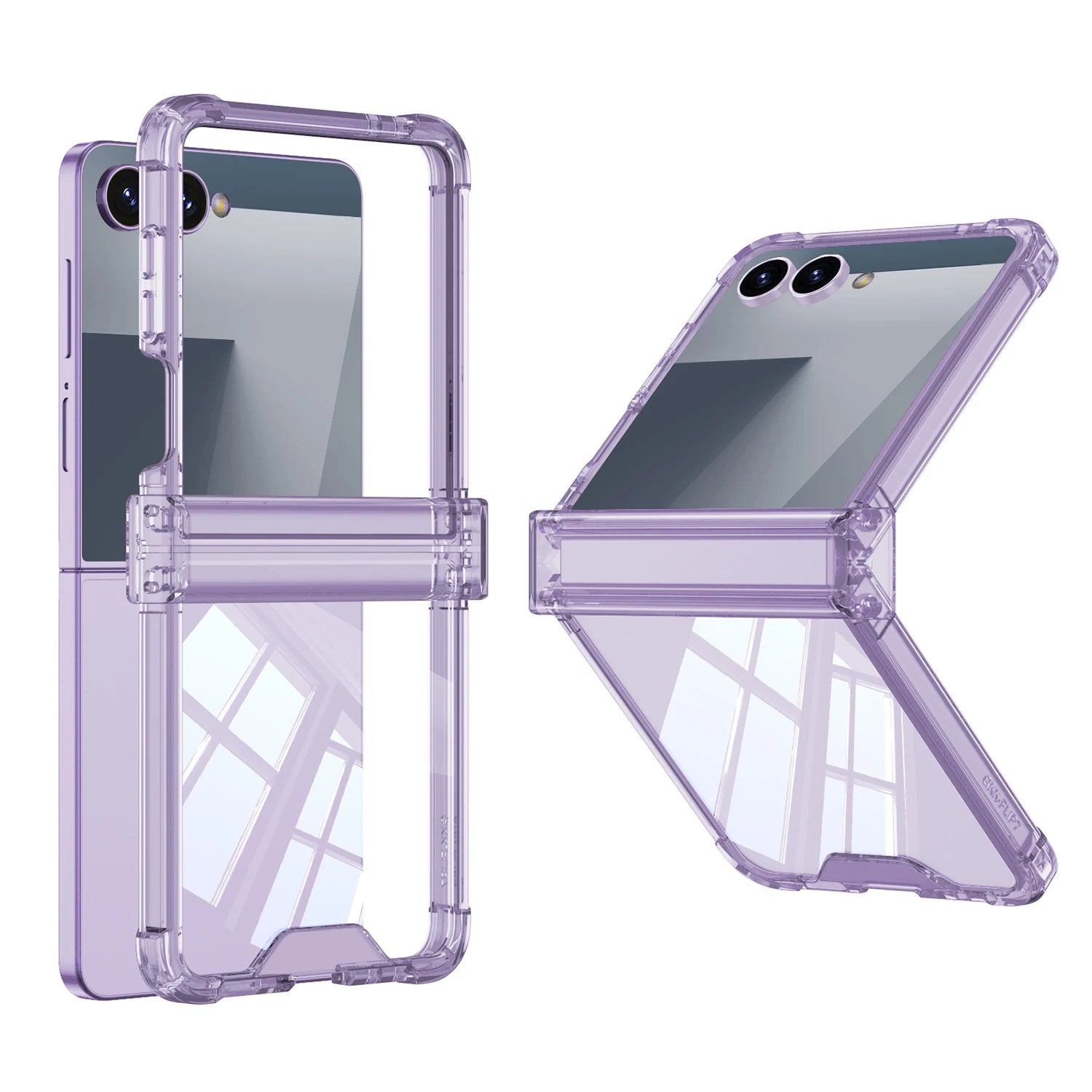 Four-Corner Shockproof Clear Case for Samsung Galaxy Z Flip 8