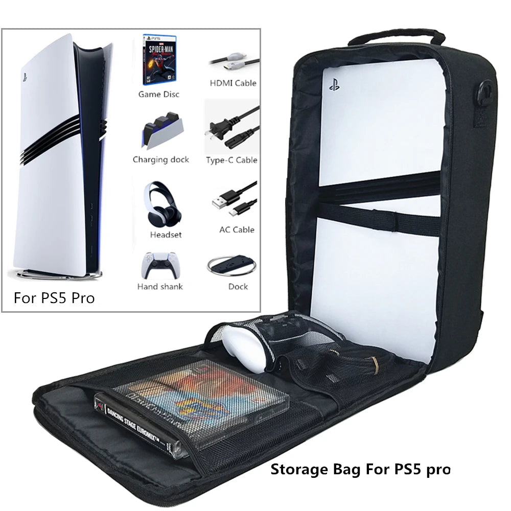 Portable Travel Carrying Case for PlayStation 5 Pro