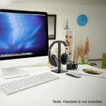 Flexible Padded Steel Headphone Stand