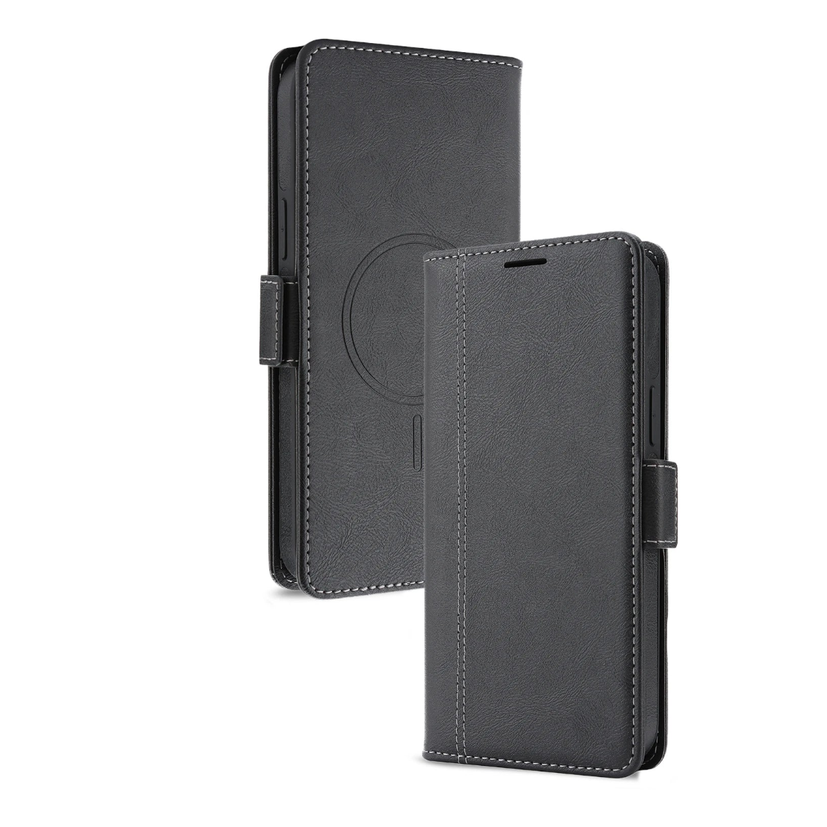 PU Leather Detachable 2-In-1 Flip Wallet Case with Magnetic Alignment Ring for Samsung Galaxy S26 Series