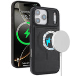 MagSafe Compatible Slim Leather Case for iPhone 17 Series