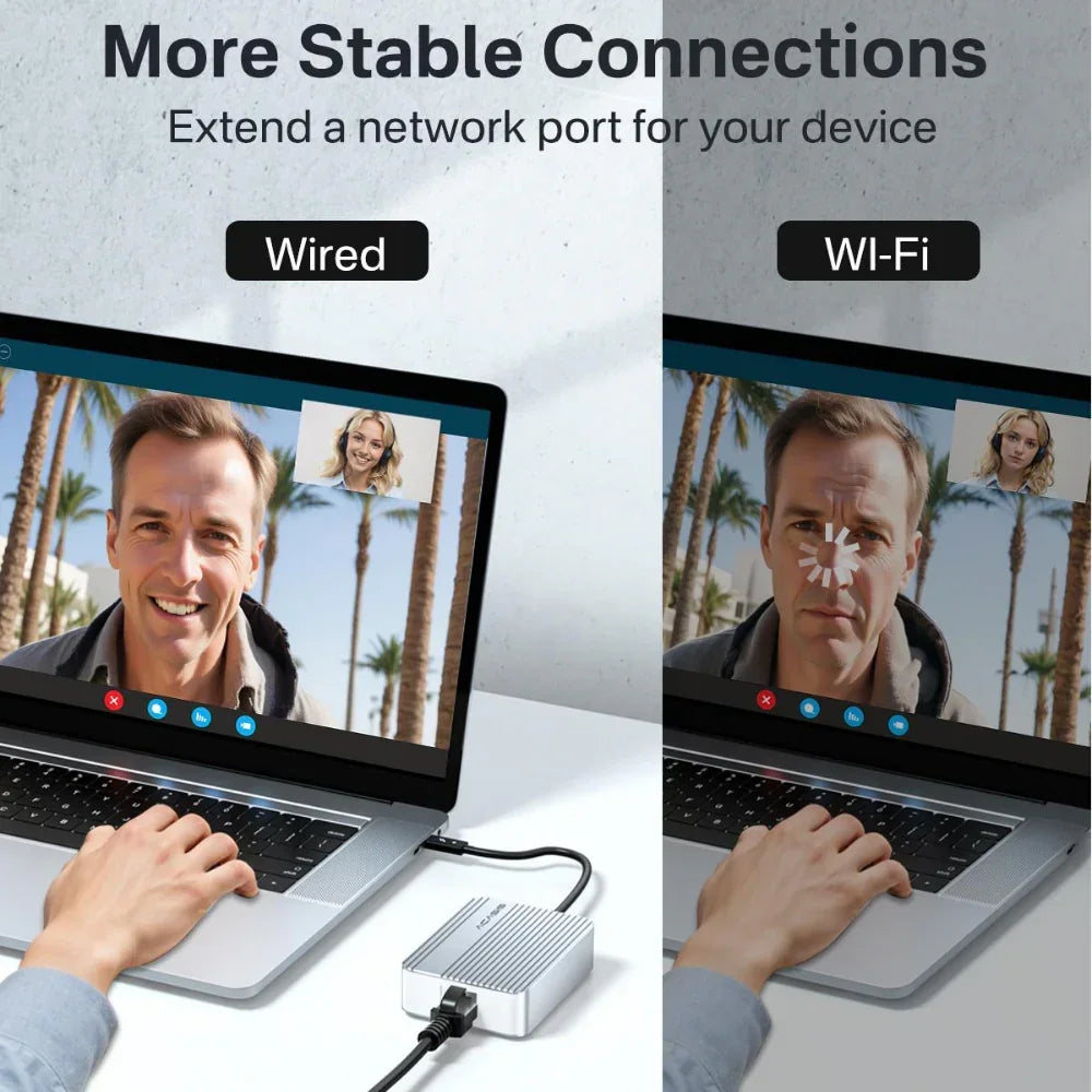 Acasis 10Gbps USB-C to RJ45 Network Adapter