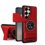 Samsung Galaxy S25 Series Protective Case with Lens Guard & Ring Stand