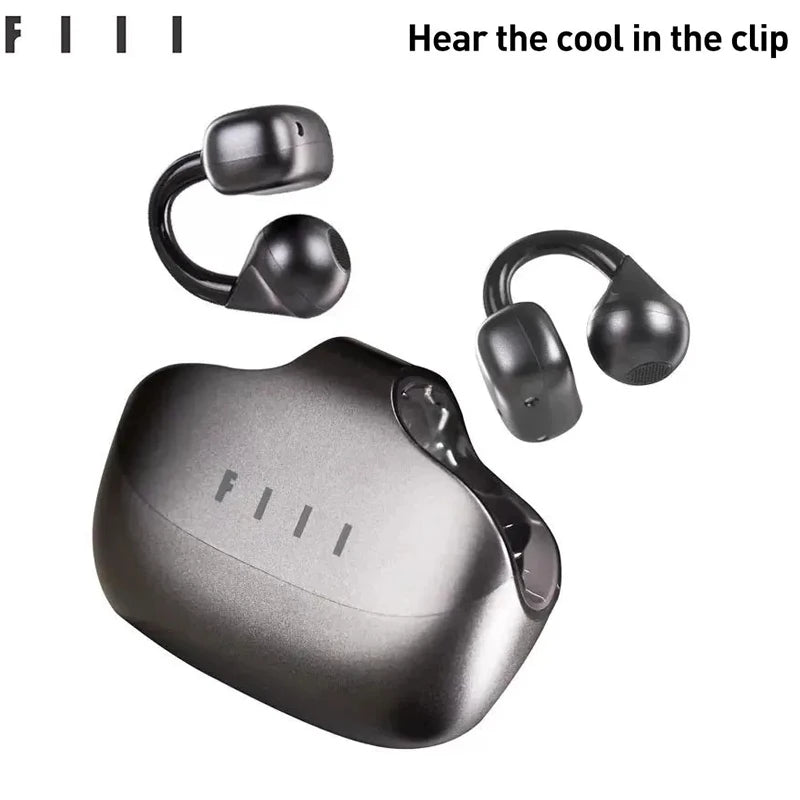 FIIL Atom Clip-On Wireless Earbuds –  IPX5 Waterproof, 36H Battery Life