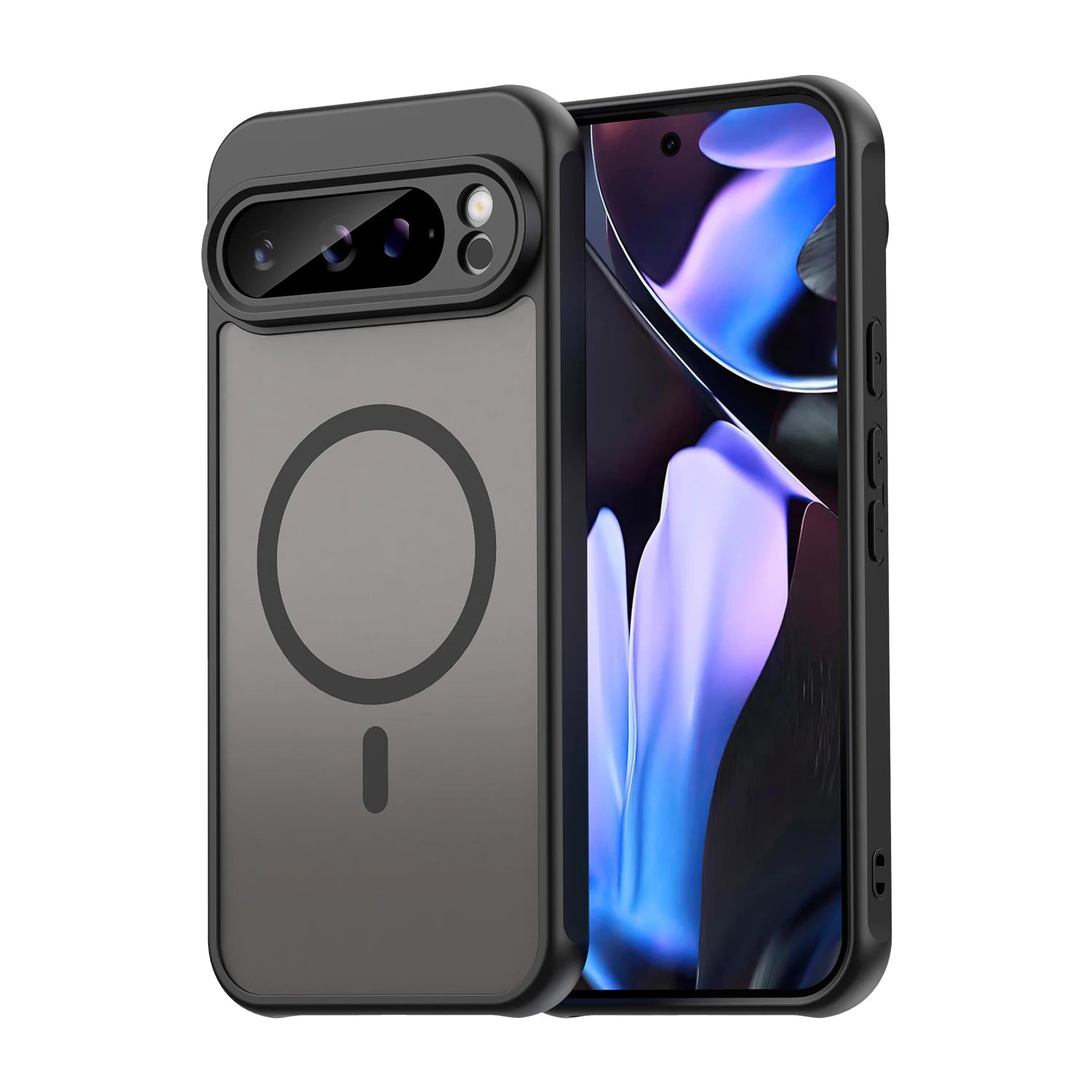 Google Pixel 9 Series Frosted Translucent Magnetic Case