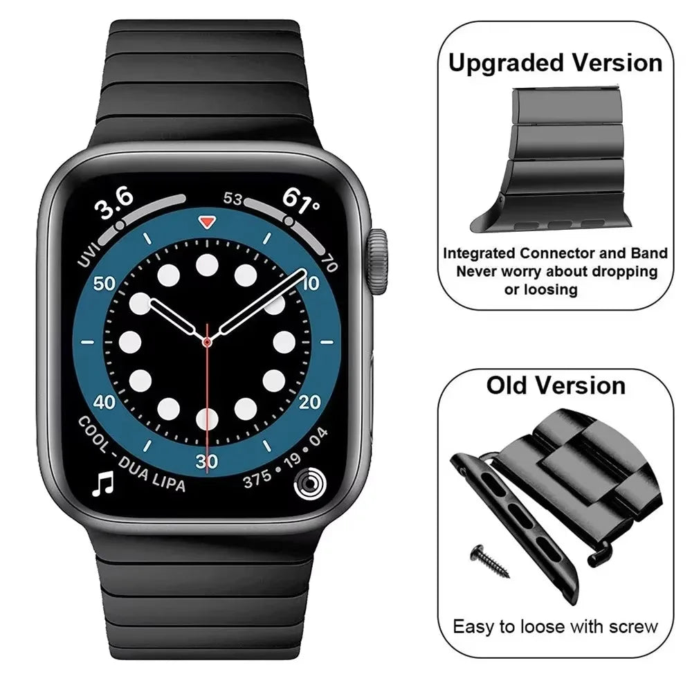 Comfortable Stainless Steel Strap for Apple Watch