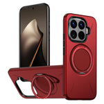 Heavy-Duty TPU and Hard PC Case with Ring Holder for Xiaomi 15T / 15T Pro