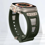 Perforated Mesh Sport Strap with Quick-Release Connector for Apple Watch
