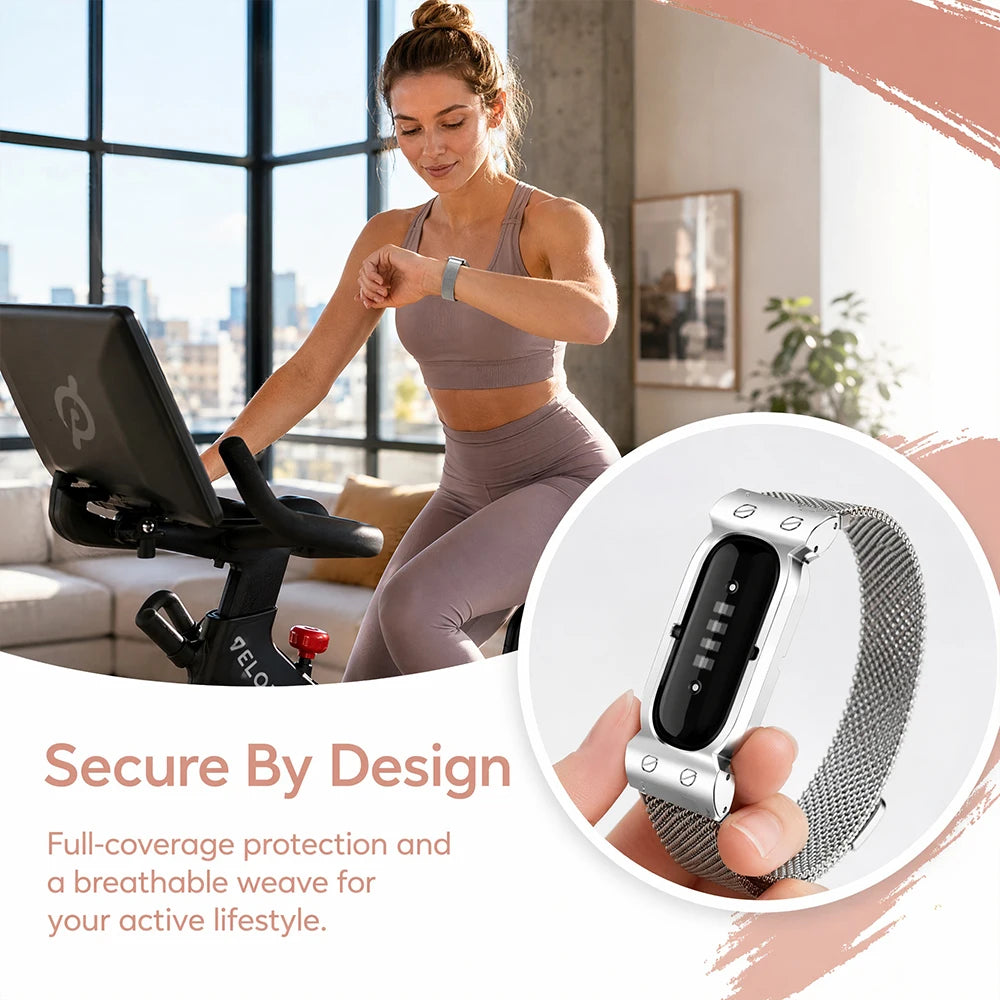 Magnetic Milanese Mesh Band for Google Fitbit Air