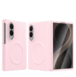Luxury Magnetic Vegan Leather Case with Screen Protector for Samsung Galaxy Z Fold 8