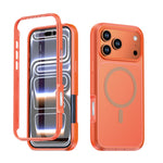 Transparent MagSafe Case with Shock-Absorbing Bumper Frame for iPhone 18 Series