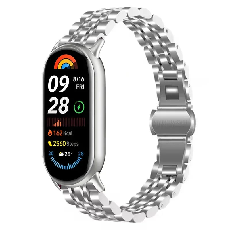 Elegant Metal Strap for Xiaomi Smart Band 10