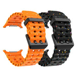 Quick-Release Water-Resistant Sport Watch Bands for Samsung Galaxy Watch Ultra